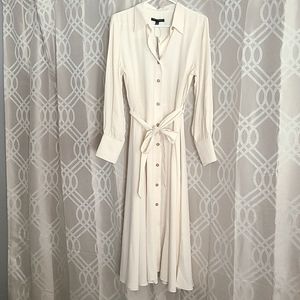 Banana Republic Belted Tencel Shirtdress